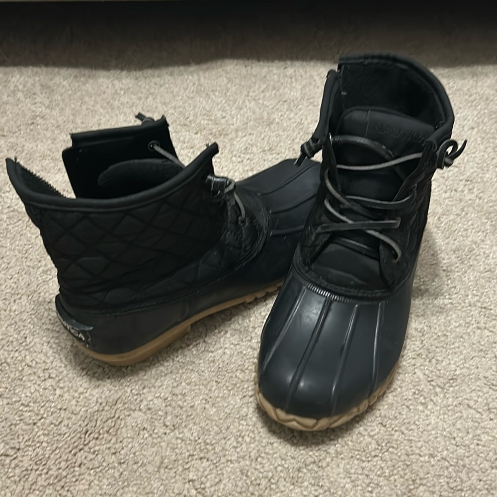 Nautica Black Duck Boots